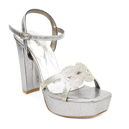 Women Formal Block Heel - 62813S - Block Heel - Walkeaze